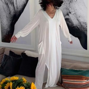 Elegant Blue Boho Dress